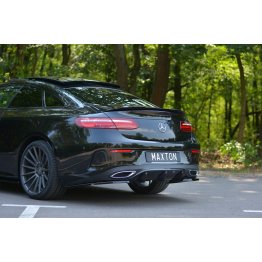 Накладки сплиттеры боковые на задний бампер на Mercedes E W213 Coupe AMG-Line